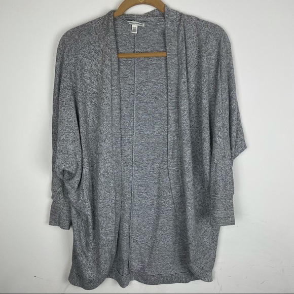 American Eagle Gray Soft Long Sleeve Cardigan - Picture 1 of 7